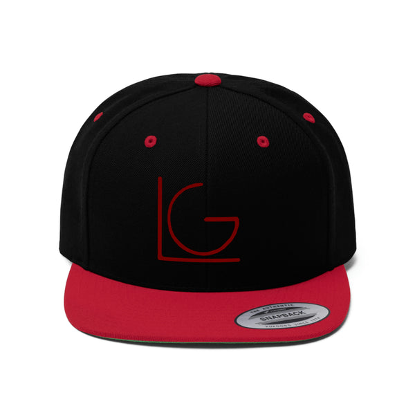 LOLLI GANG Unisex SNAPBACK FITTED BKACK_RED