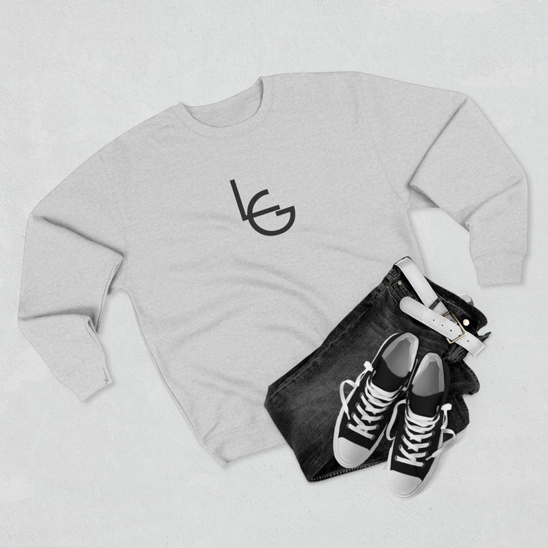 Minimalist Monogram Unisex Crewneck Sweatshirt | Casual Cozy Wear, Gift for Him/Her, Trendy Street Style, Perfect for Everyday