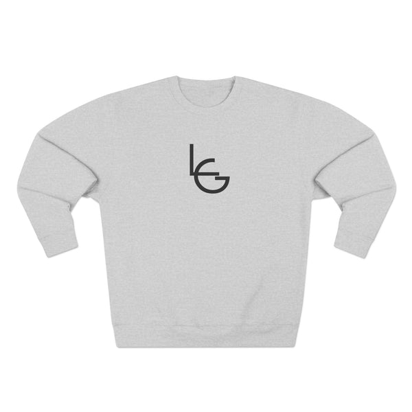 Minimalist Monogram Unisex Crewneck Sweatshirt | Casual Cozy Wear, Gift for Him/Her, Trendy Street Style, Perfect for Everyday