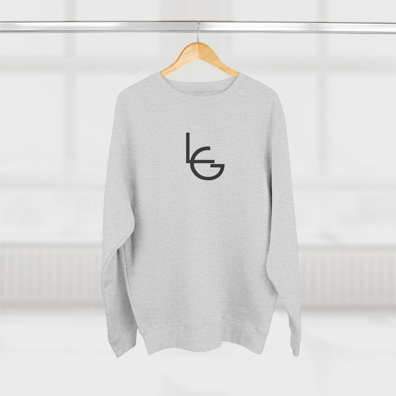 Minimalist Monogram Unisex Crewneck Sweatshirt | Casual Cozy Wear, Gift for Him/Her, Trendy Street Style, Perfect for Everyday