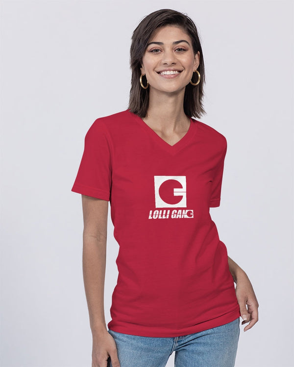 LOLLI GANG Unisex Jersey V-Neck Tee | Bella + Canvas