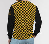 LOLLI GANG Men's Checkerboard French Terry Crewneck Pullover