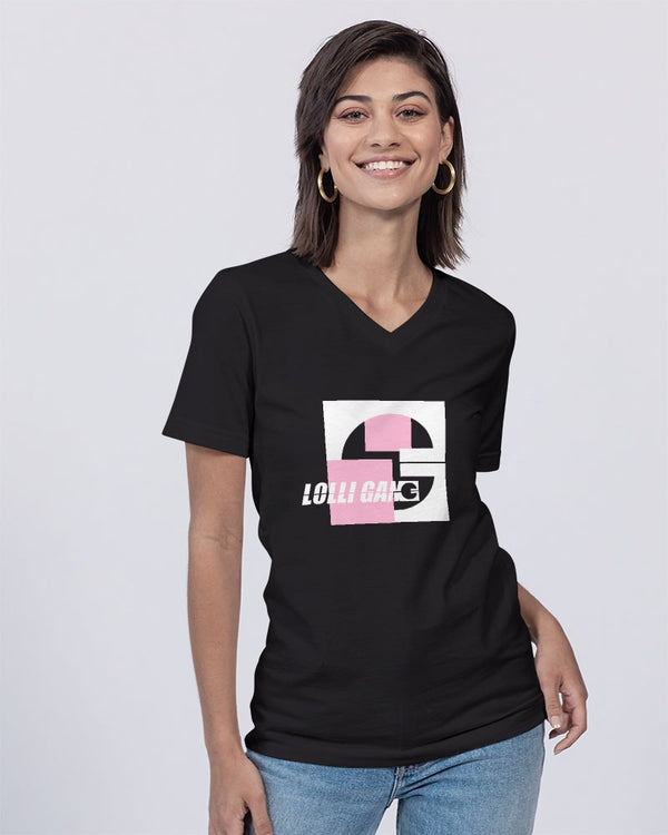 LOLLI GANG Unisex Jersey V-Neck Tee | Bella + Canvas