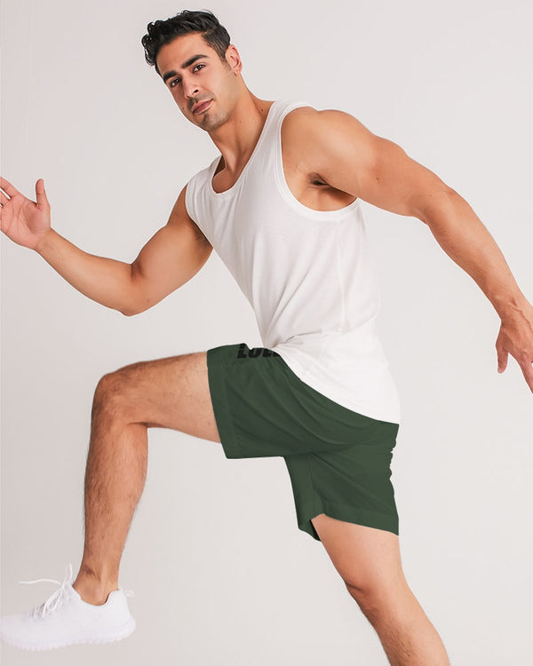 LOLLI GANG Men's All-Over Print Jogger Shorts