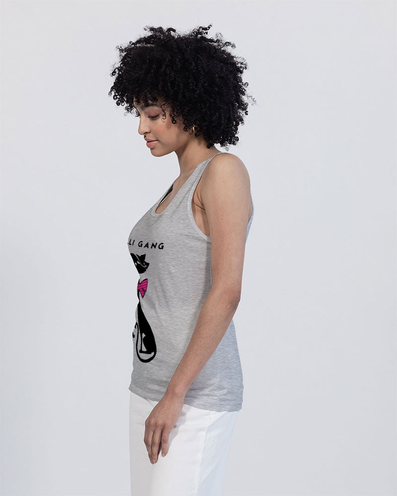 LOLLI GANG Unisex Jersey Tank | WHITE/ATHLETIC HEATHER