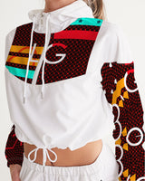 LOLLI GANG ABSTRACT COLLECTION Women's Cropped Windbreaker