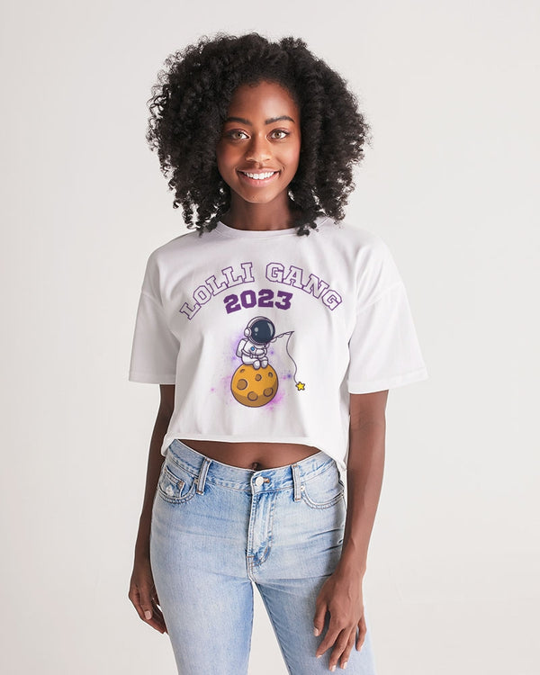 LOLLI GANG Women's Lounge Cropped Tee