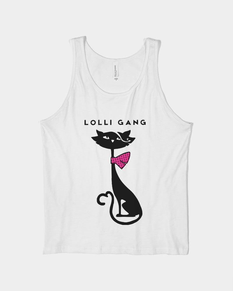 LOLLI GANG Unisex Jersey Tank | WHITE/ATHLETIC HEATHER