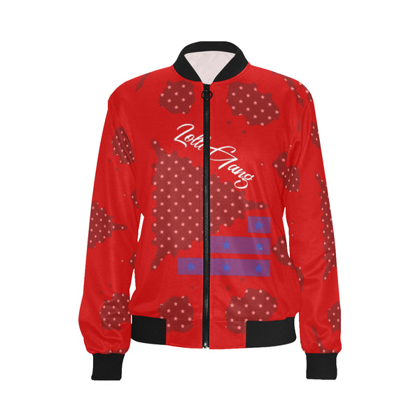 LOLLI GANG USA Women's bomber jacket_red