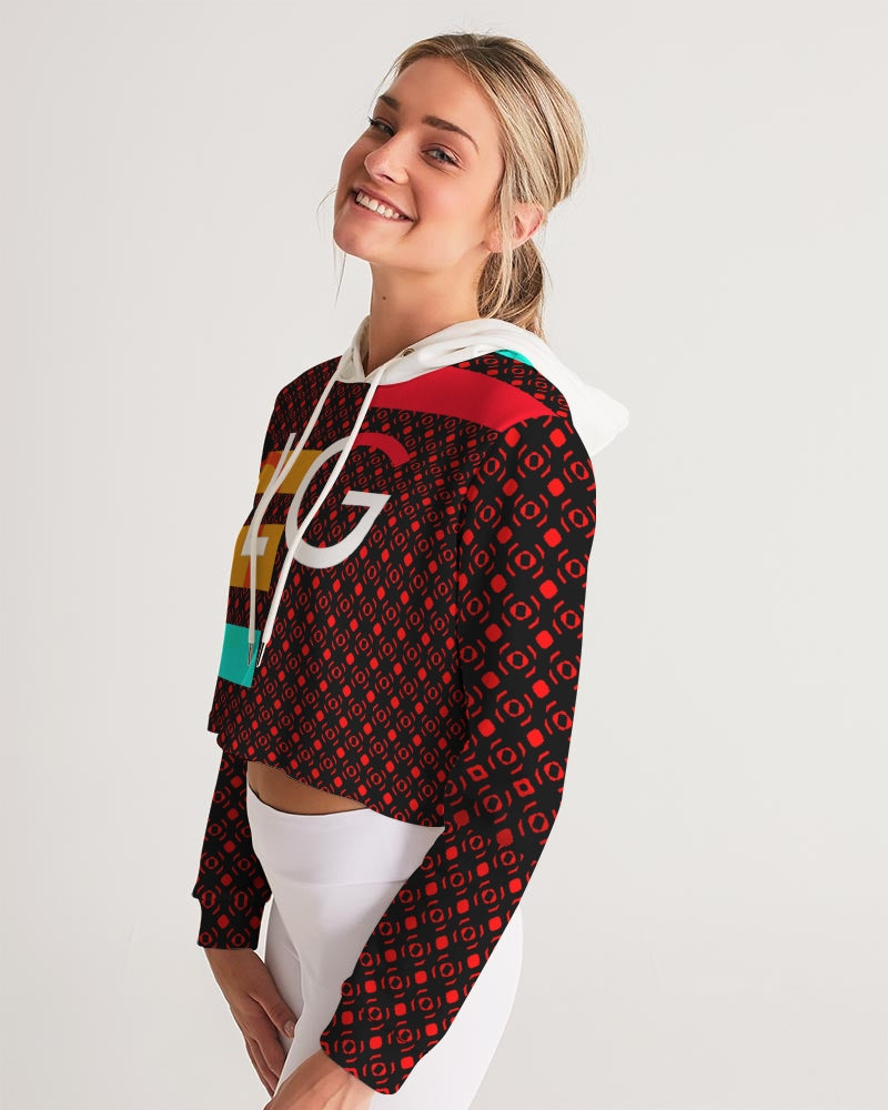 LOLLI GANG ABSTRACT  Women's Cropped Hoodie