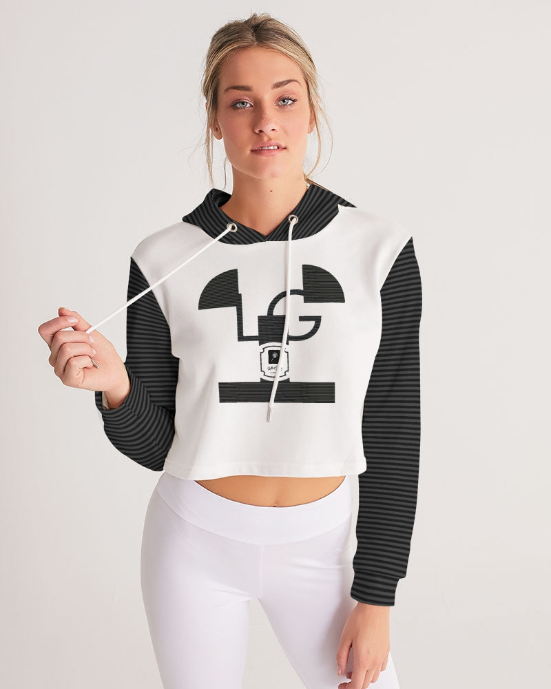 LOLLI GANG STRIPE COLLECTION Women's Cropped Hoodie