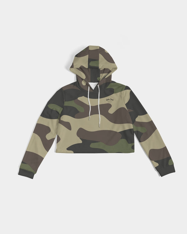 Lolli Gang Camouflage Women's Cropped Hoodie