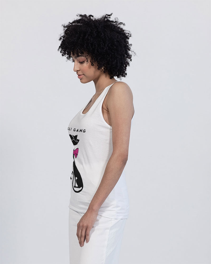 LOLLI GANG Unisex Jersey Tank | WHITE/ATHLETIC HEATHER