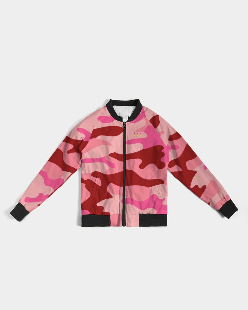 Lolli Gang Pink Camouflage bomber Jacket Women's Bomber Jacket