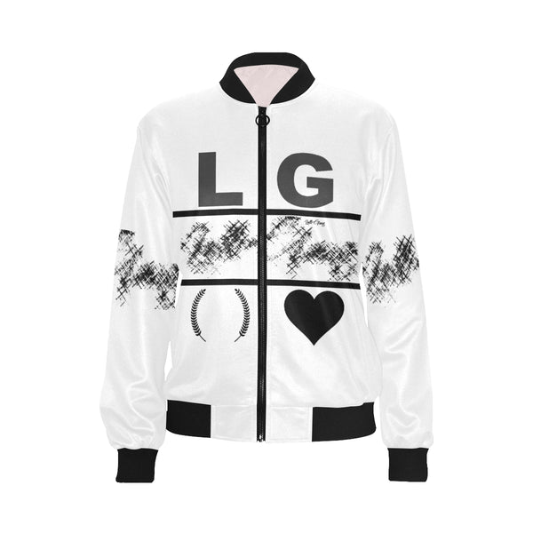 LOLLI GANG Women's bomber jacket_white