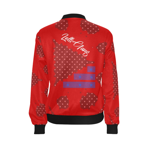LOLLI GANG USA Women's bomber jacket_red
