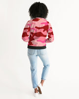 Lolli Gang Pink Camouflage bomber Jacket Women's Bomber Jacket