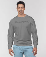 LOLLI GANG Men's Classic French Terry Crewneck Pullover