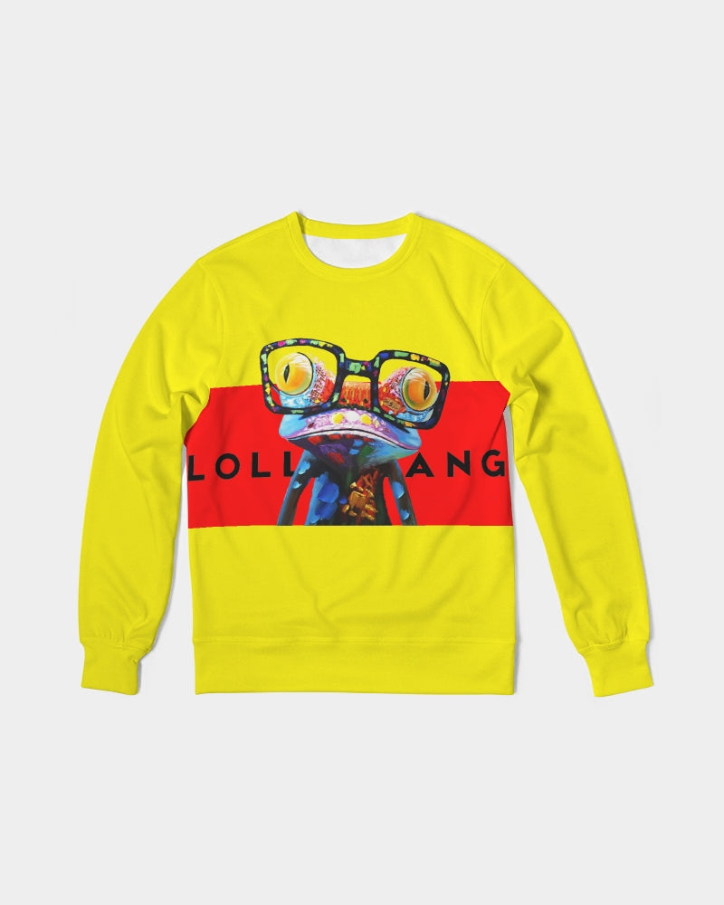 LOLLI GANG Men's Custom "Froggy" French Terry Crewneck Pullover