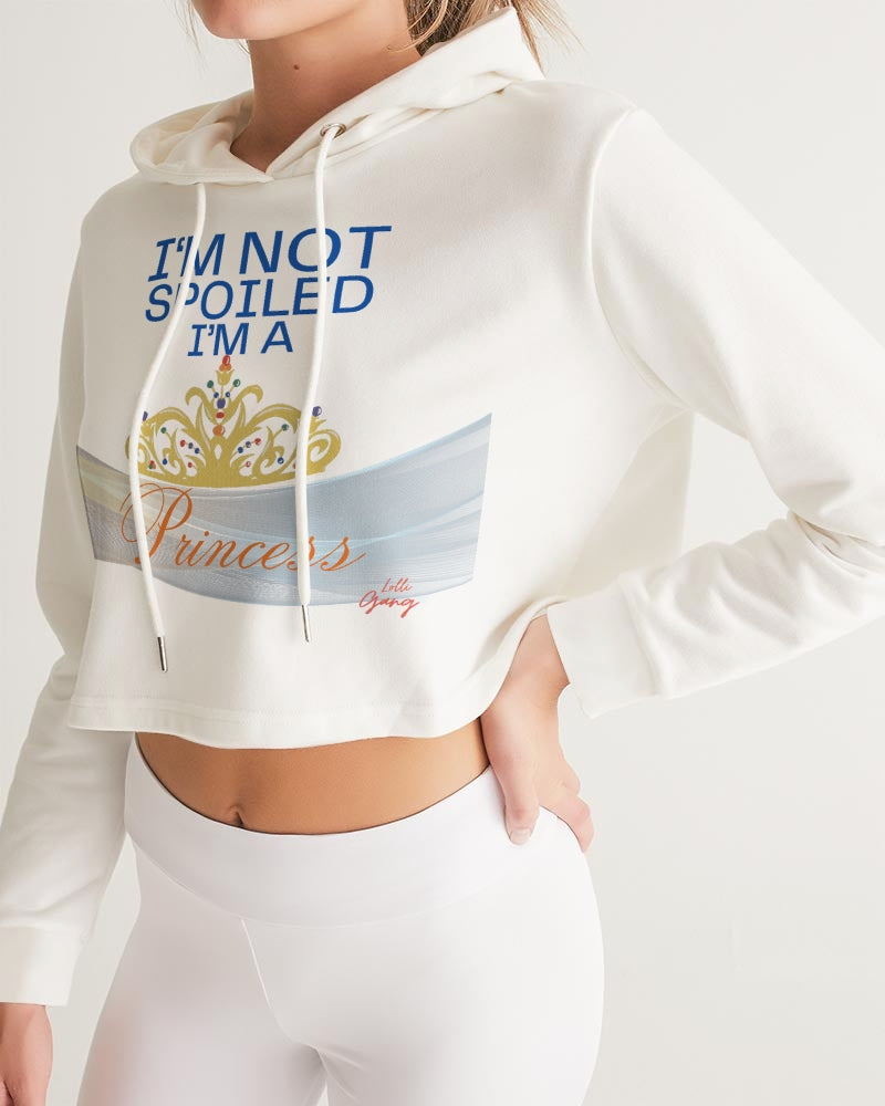 LOLLI GANG Women's "PRINCESS" Cropped Hoodie