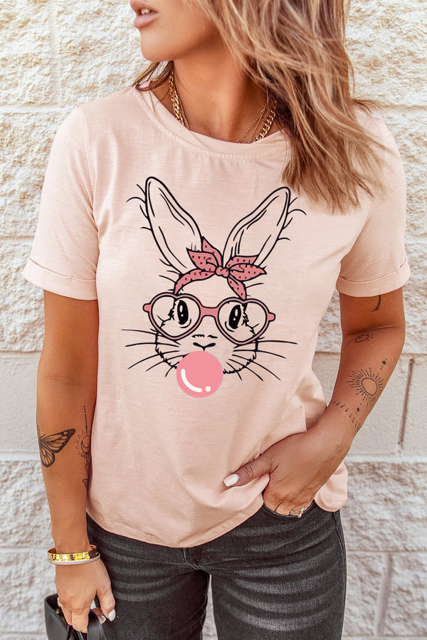 Rabbit Graphic Tee Shirt