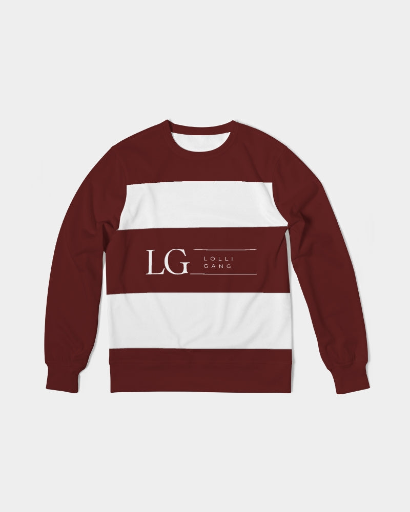 LOLI GANG Men's Classic French Terry Crewneck Pullover