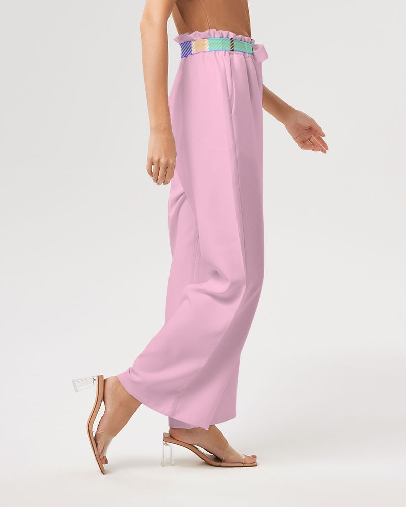 LOLLI GANG Women's High-Rise Wide Leg Pants