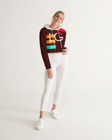 LOLLI GANG ABSTRACT  Women's Cropped Hoodie