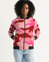 Lolli Gang Pink Camouflage bomber Jacket Women's Bomber Jacket